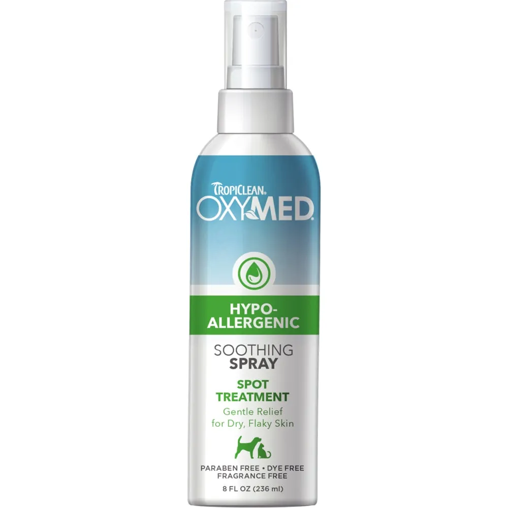 15% OFF: Tropiclean OxyMed Hypoallergenic Spot Treatment Spray for Cats & Dogs 8oz