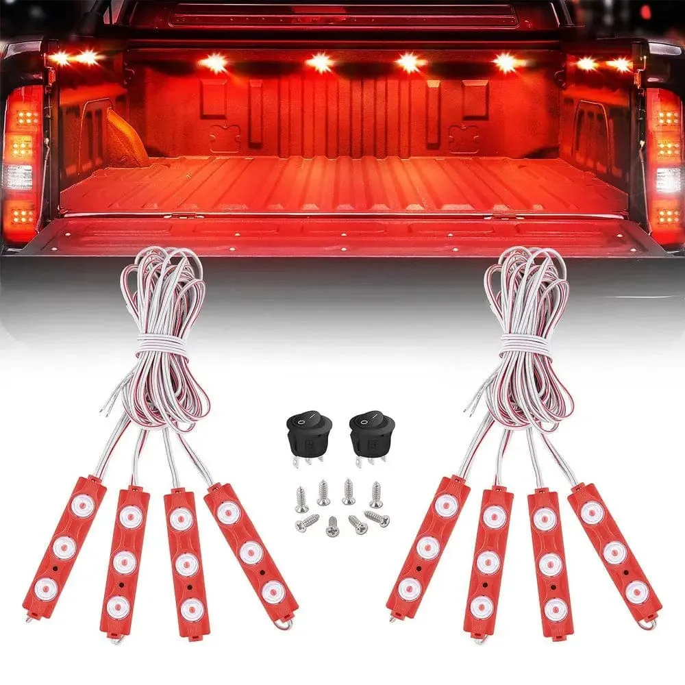 24 LEDs Red Ultra-Bright Light Kit (8 Pcs)