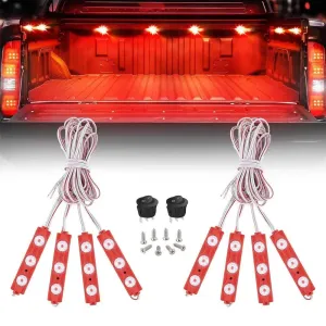 24 LEDs Red Ultra-Bright Light Kit (8 Pcs)