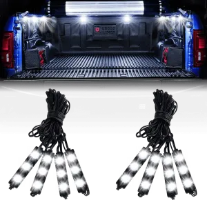 24 LEDs White Ultra-Bright Light Kit (8 Pcs)