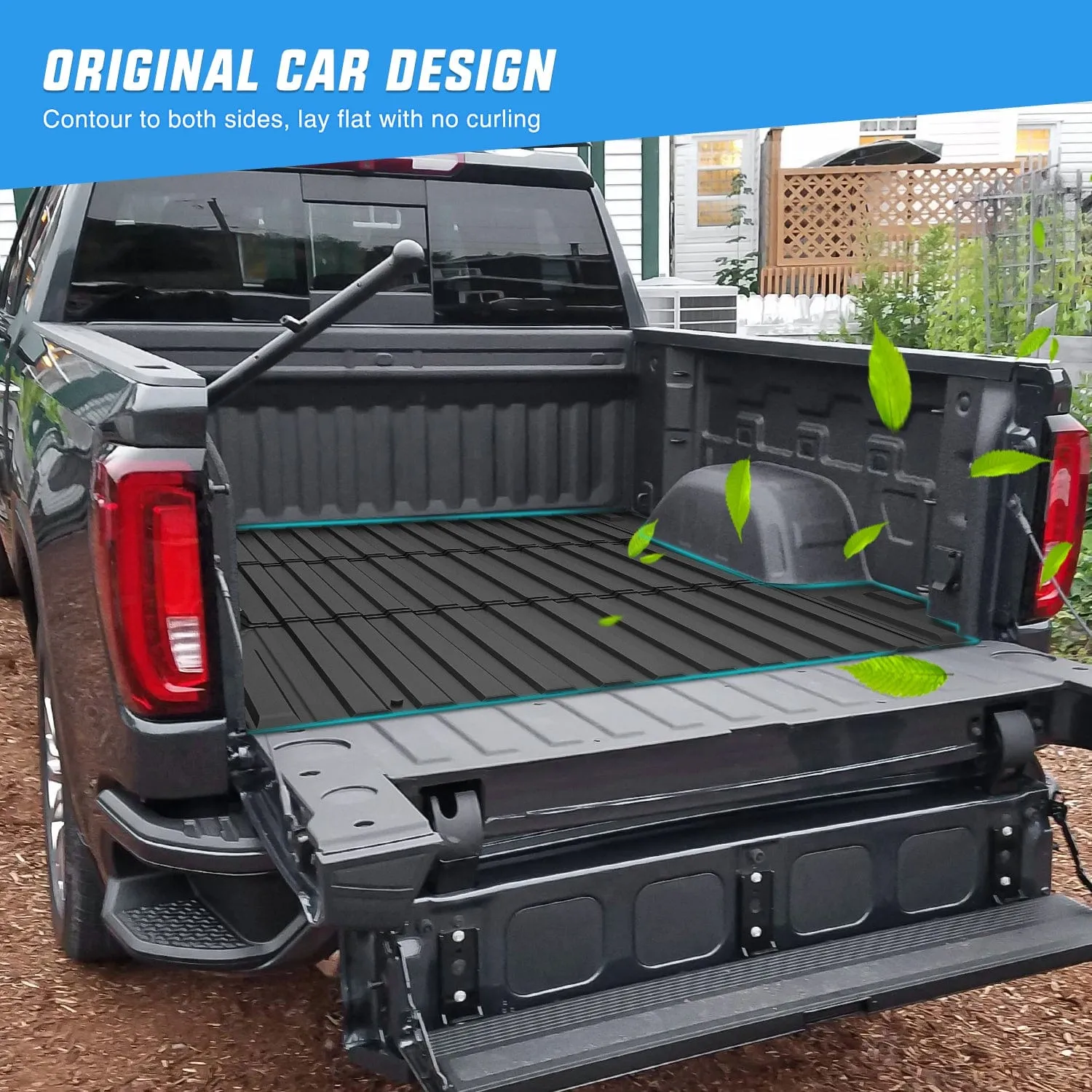 5.8ft Rubber Short Bed For 2019-2023 Chevy Silverado 1500/GMC Sierra 1500