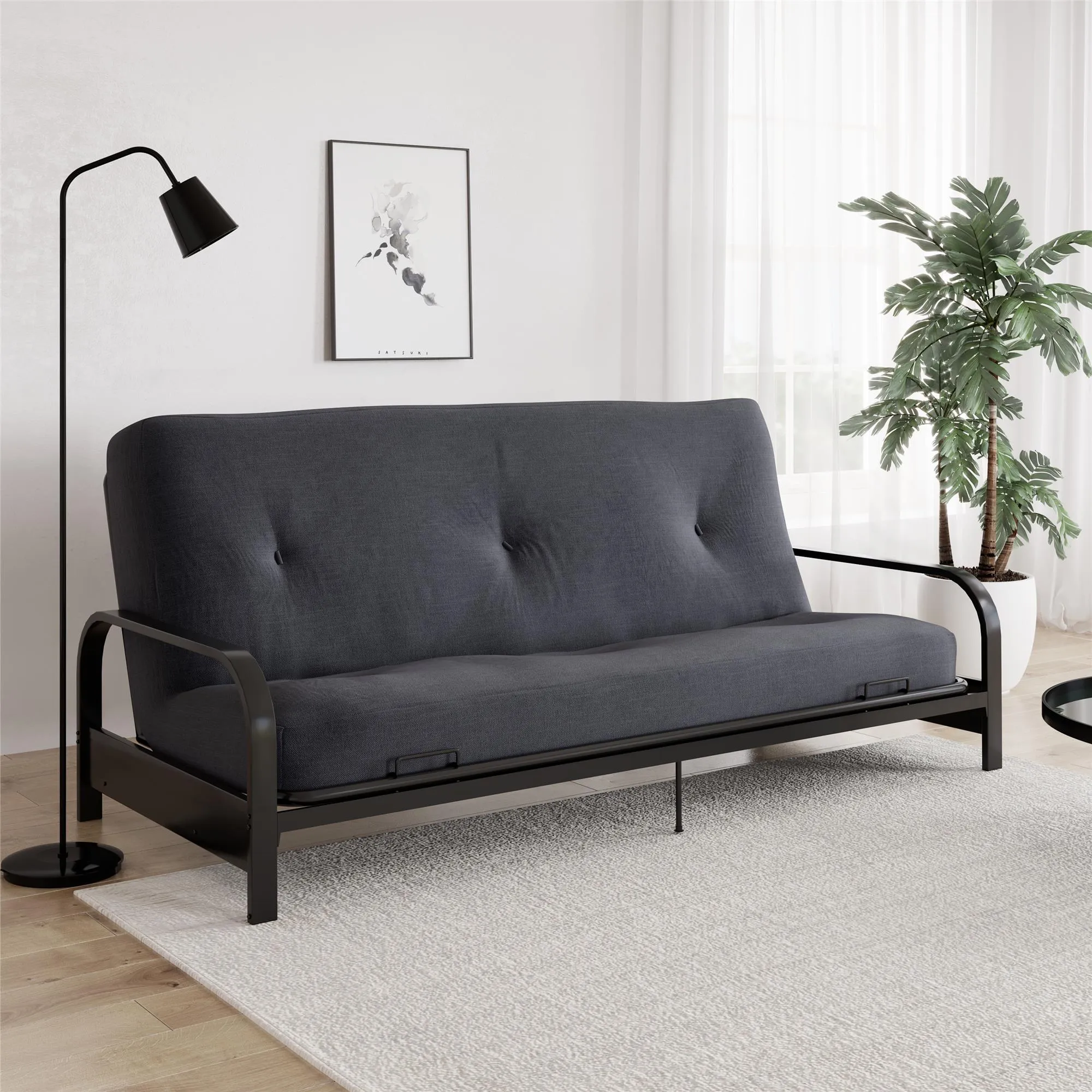 6" Full Size Futon Mattress with Tufted Cover