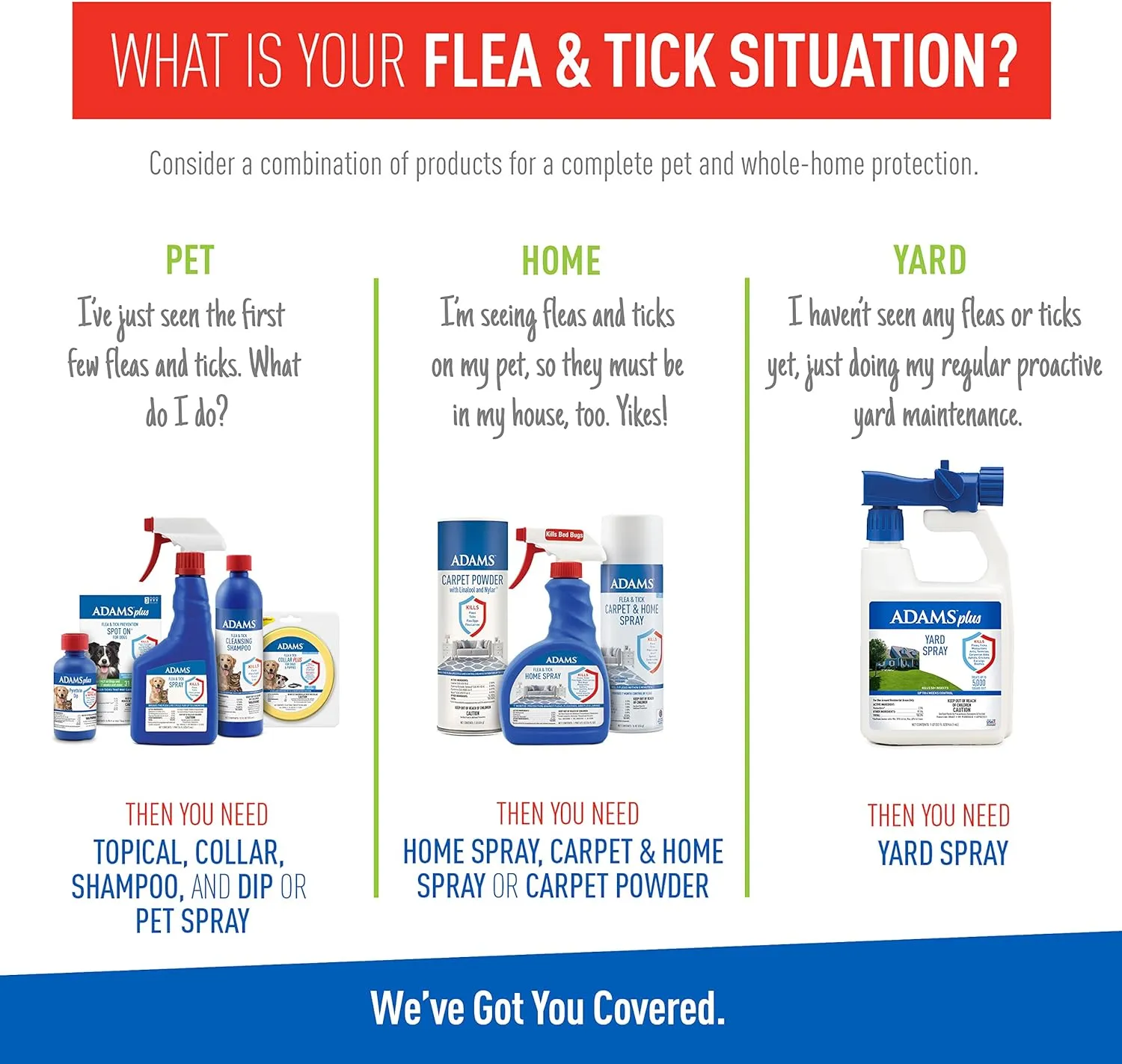 Adams Plus Flea & Tick Carpet Spray, 16 oz