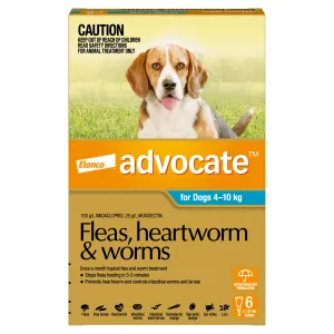 Advocate - Dog 4-10kg (6pk)