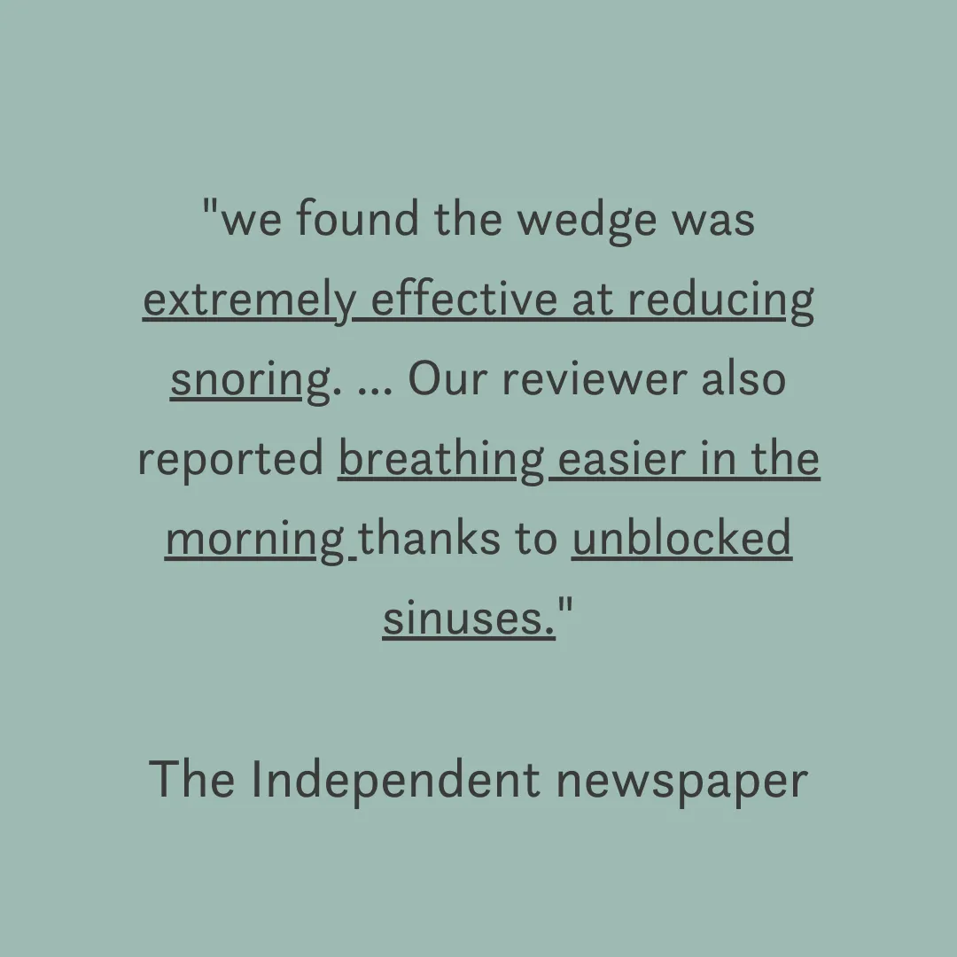 Anti-Snoring Bed Wedge Pillow