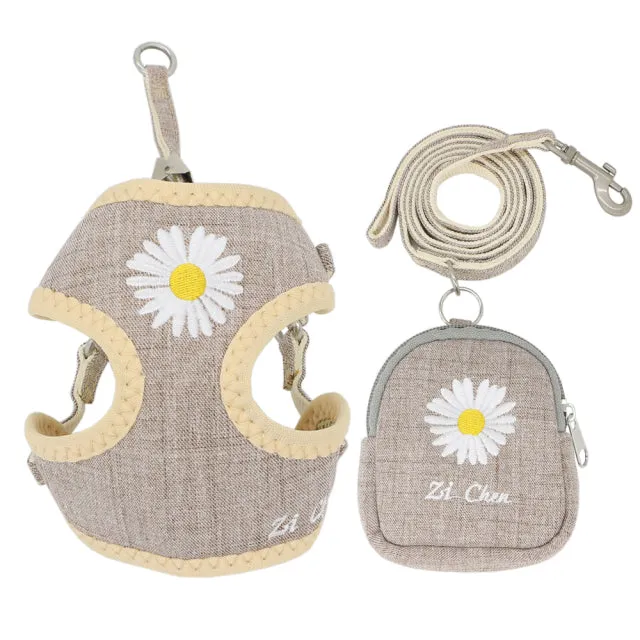 Breathable Adjustable Snack Bag Harness for Dog