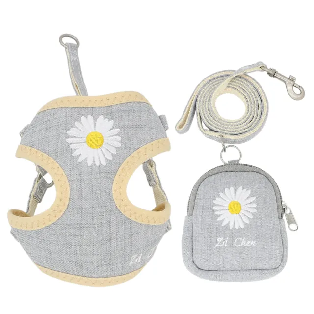 Breathable Adjustable Snack Bag Harness for Dog