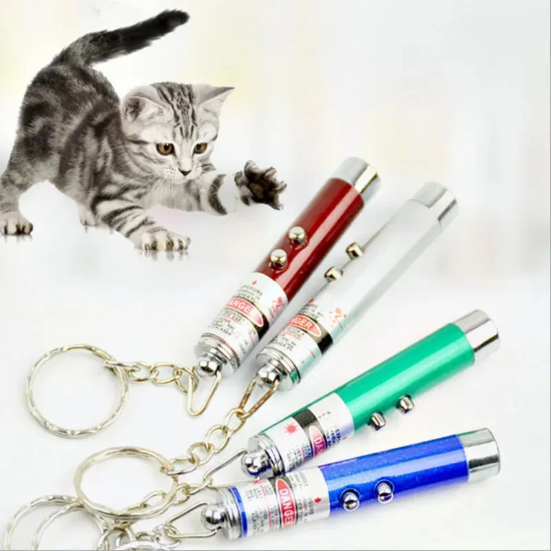Cool 2-in-1 Laser Pointer & LED Cat Toy