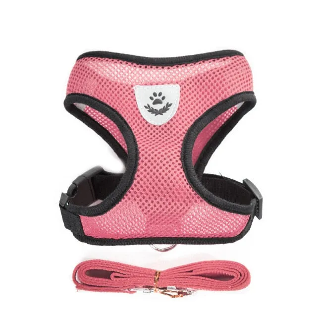 Dog Accessories Breathable Harness and Leash Set