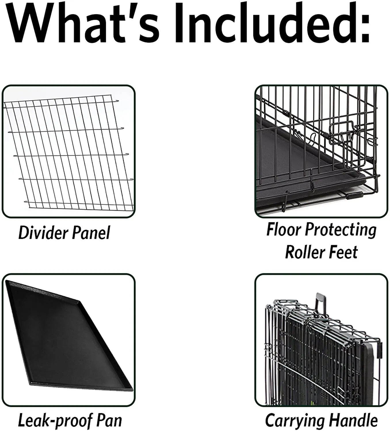 Folding Dog Crate - Ovation Single Door Crate with Up and Away Door