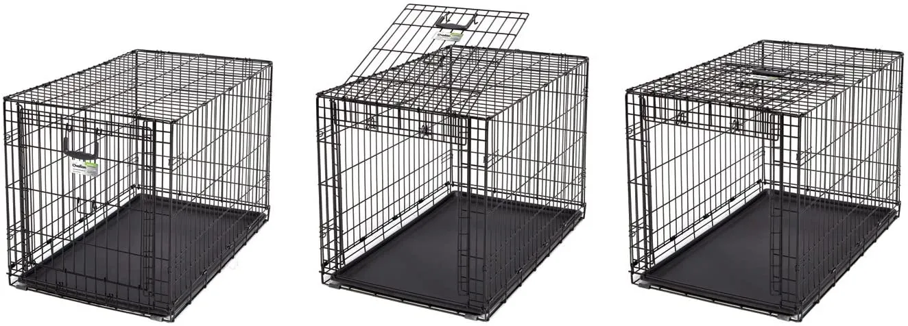 Folding Dog Crate - Ovation Single Door Crate with Up and Away Door
