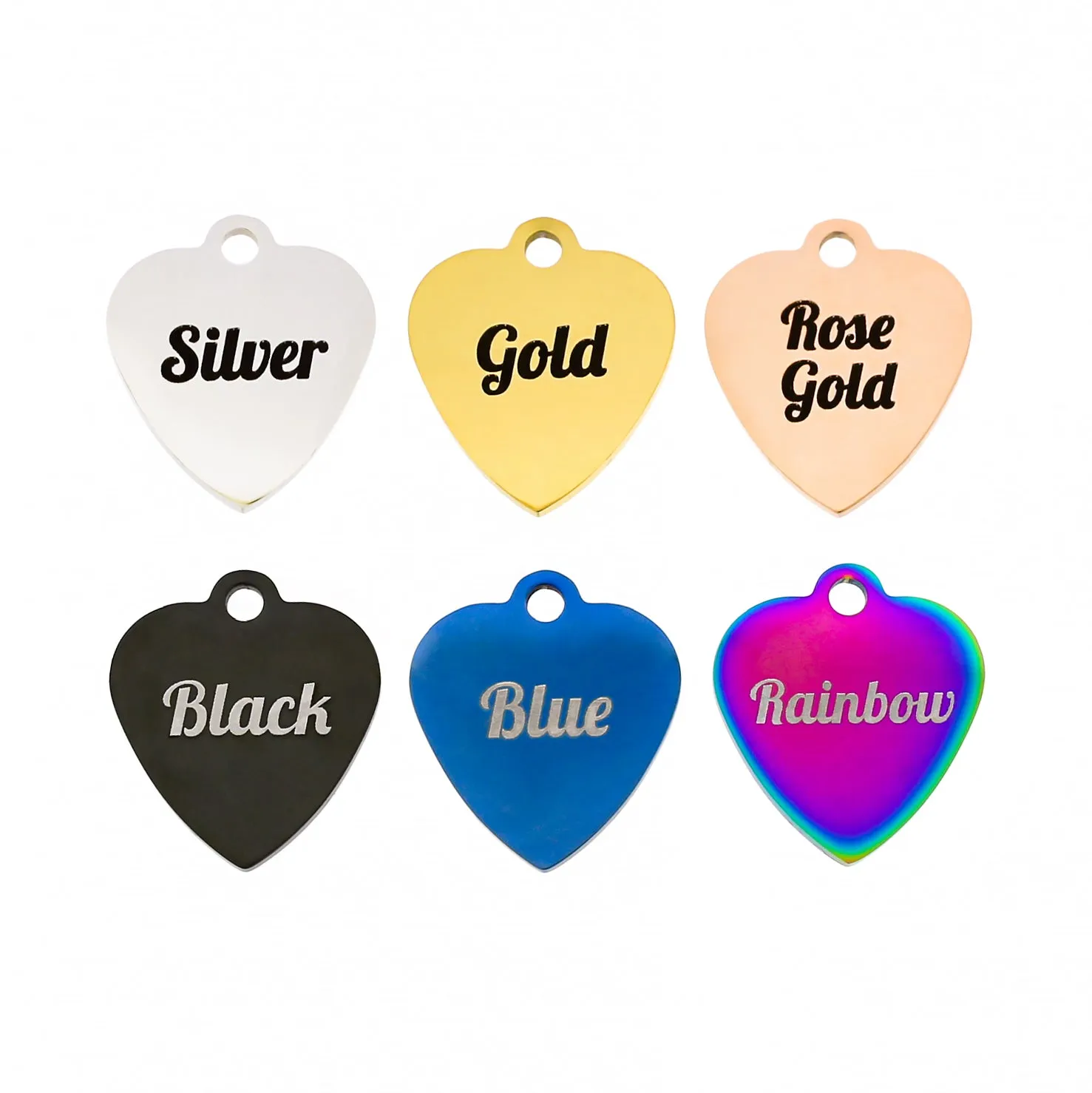 German Pointer Stainless Steel Charms - I love my - BFS011-2949