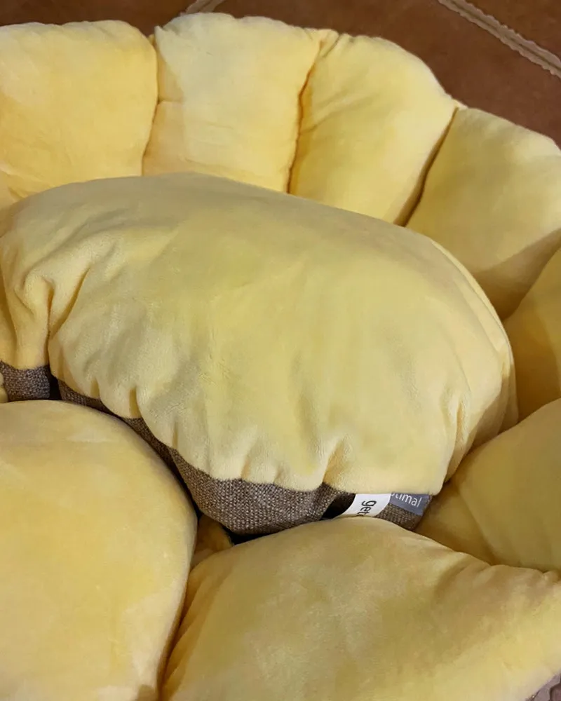 getoptimal dog bed,Plush Calming Dog Bed, Dog Bed for Small Dogs, Medium & Large, Anti Anxiety Dog Bed, Soft Fuzzy Calming Bed for Dogs & Cats, Comfy Cat Bed, Marshmallow Cuddler Nest Calming Pet Bed