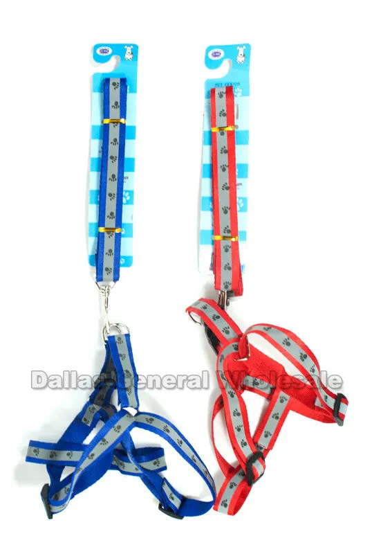 Glow In Dark Pet Harness with Leash Set