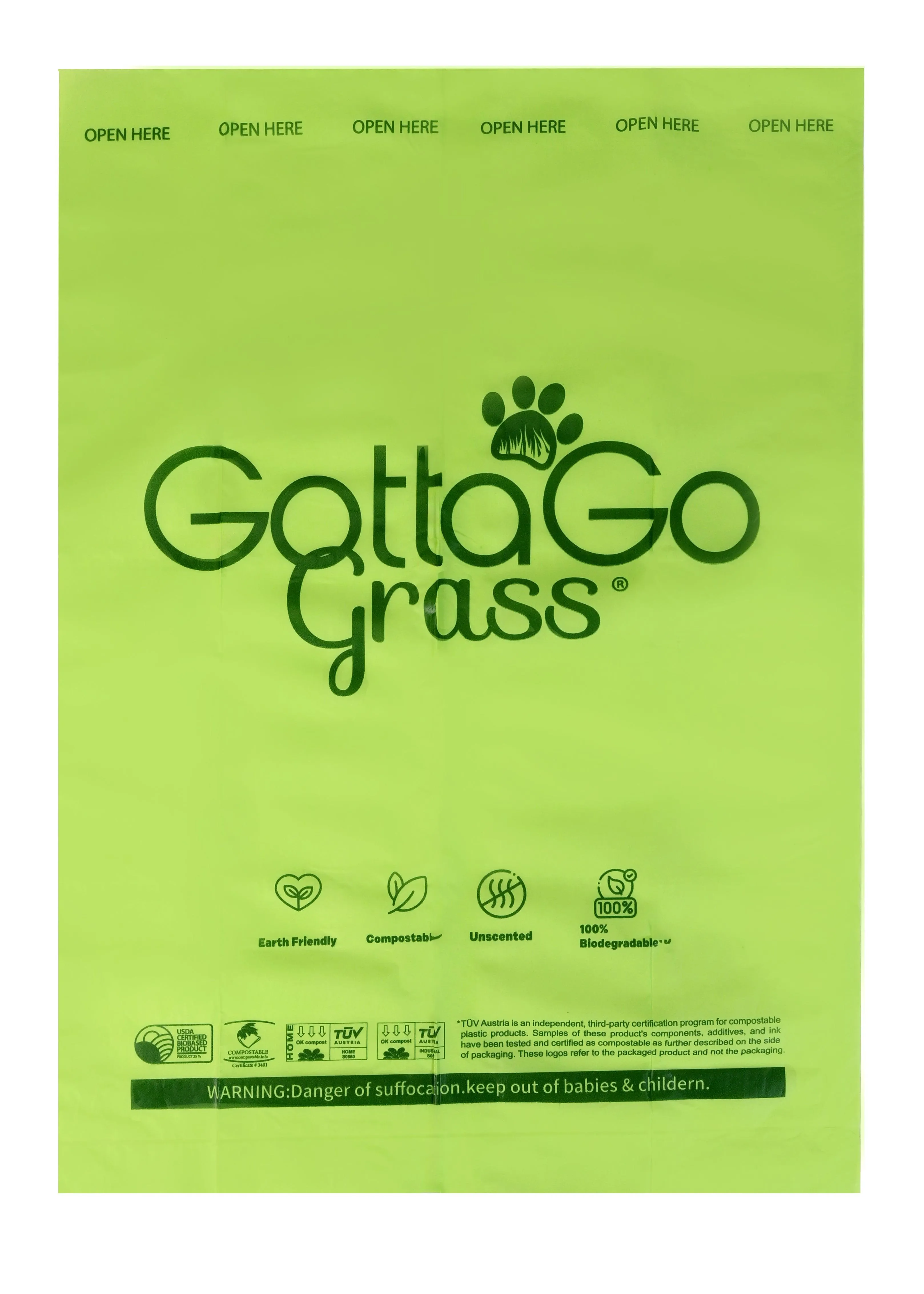 Gotta Go Grass Refill 2pk   Waste Bags   Waste Bag Dispenser