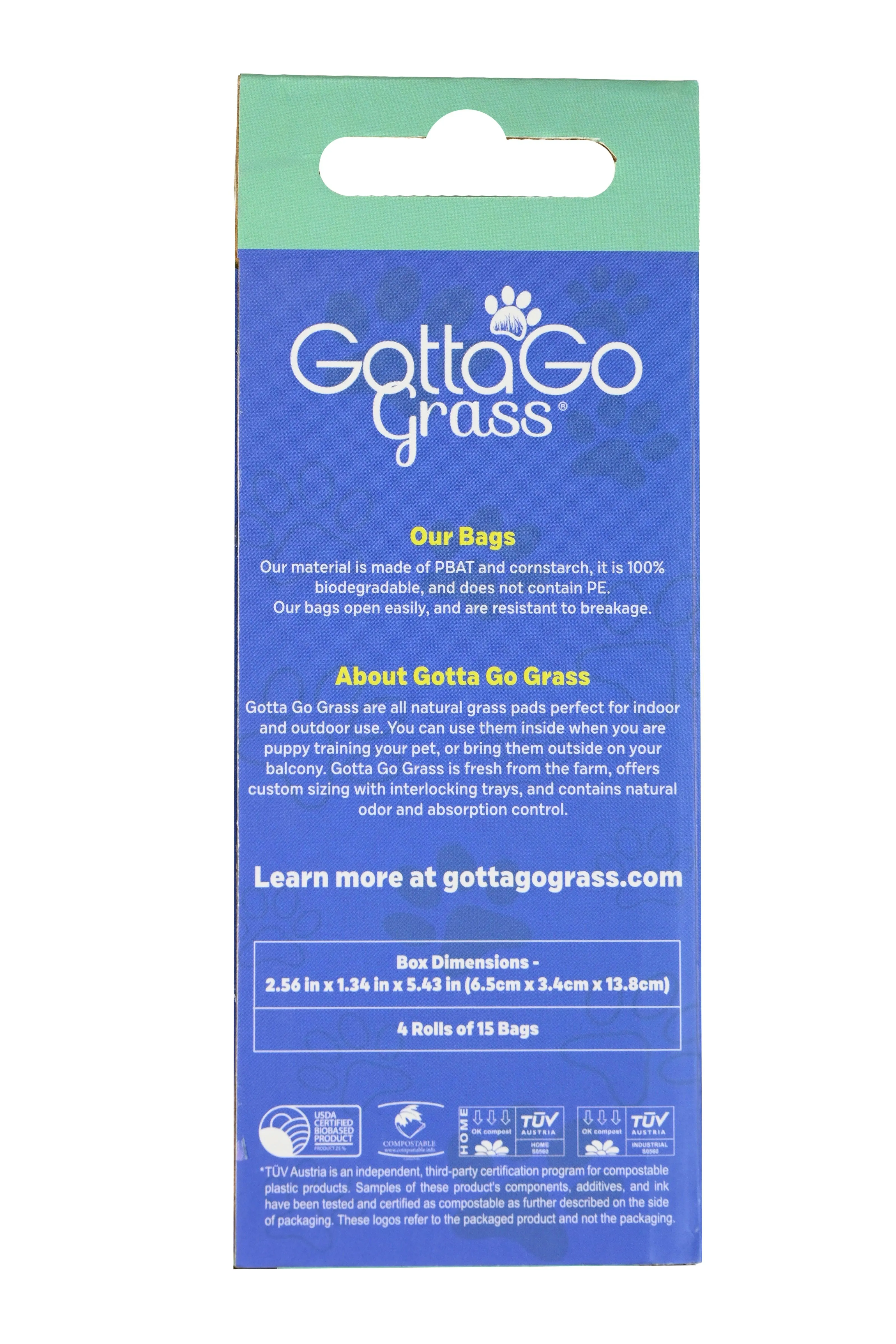Gotta Go Grass Refill 2pk   Waste Bags   Waste Bag Dispenser