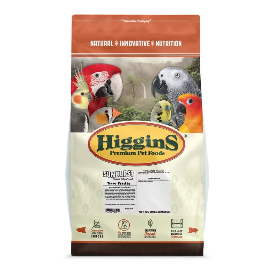 Higgins Sunburst Bird Treat True Fruits