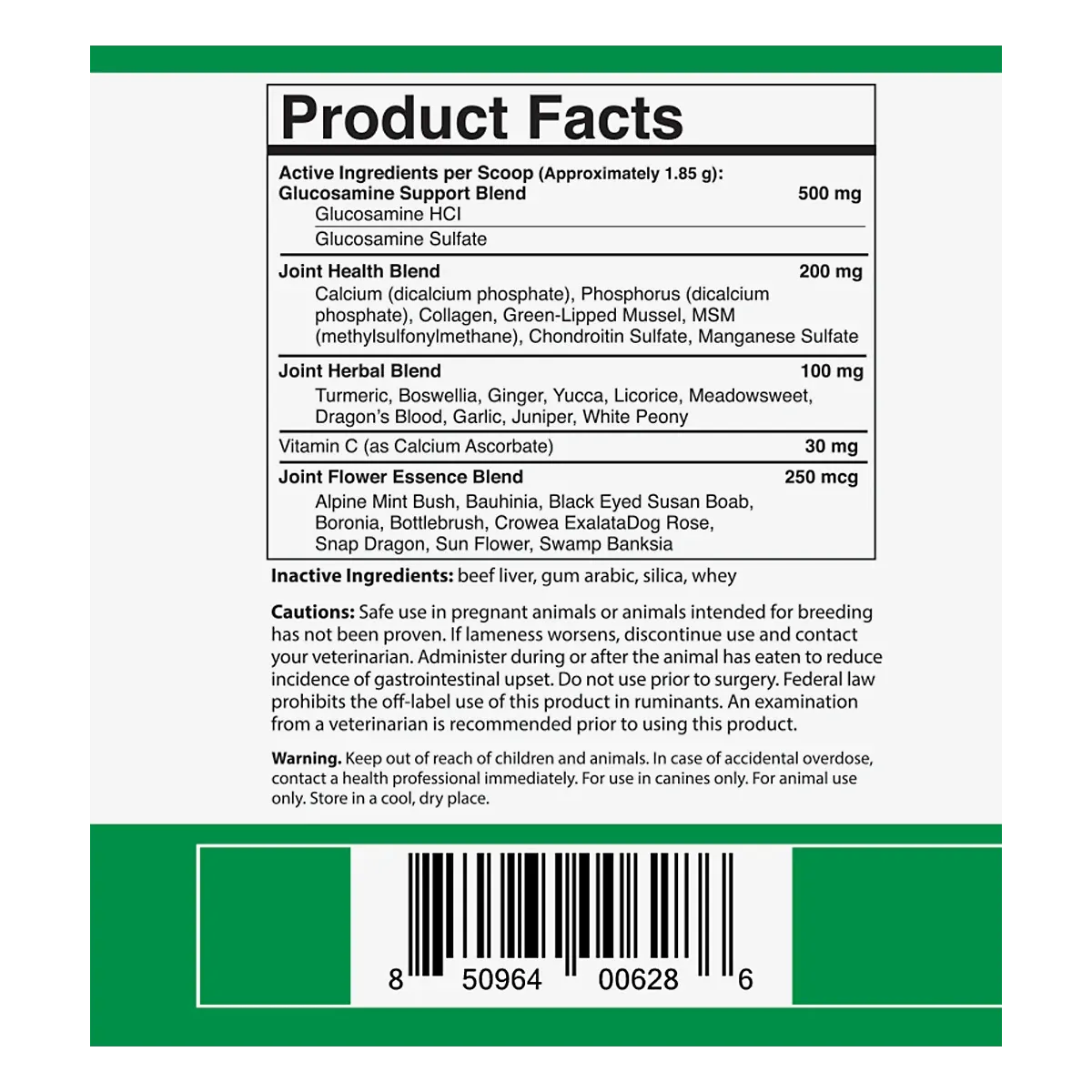 Hip & Joint Support for Dogs 3.92 Oz. Powder