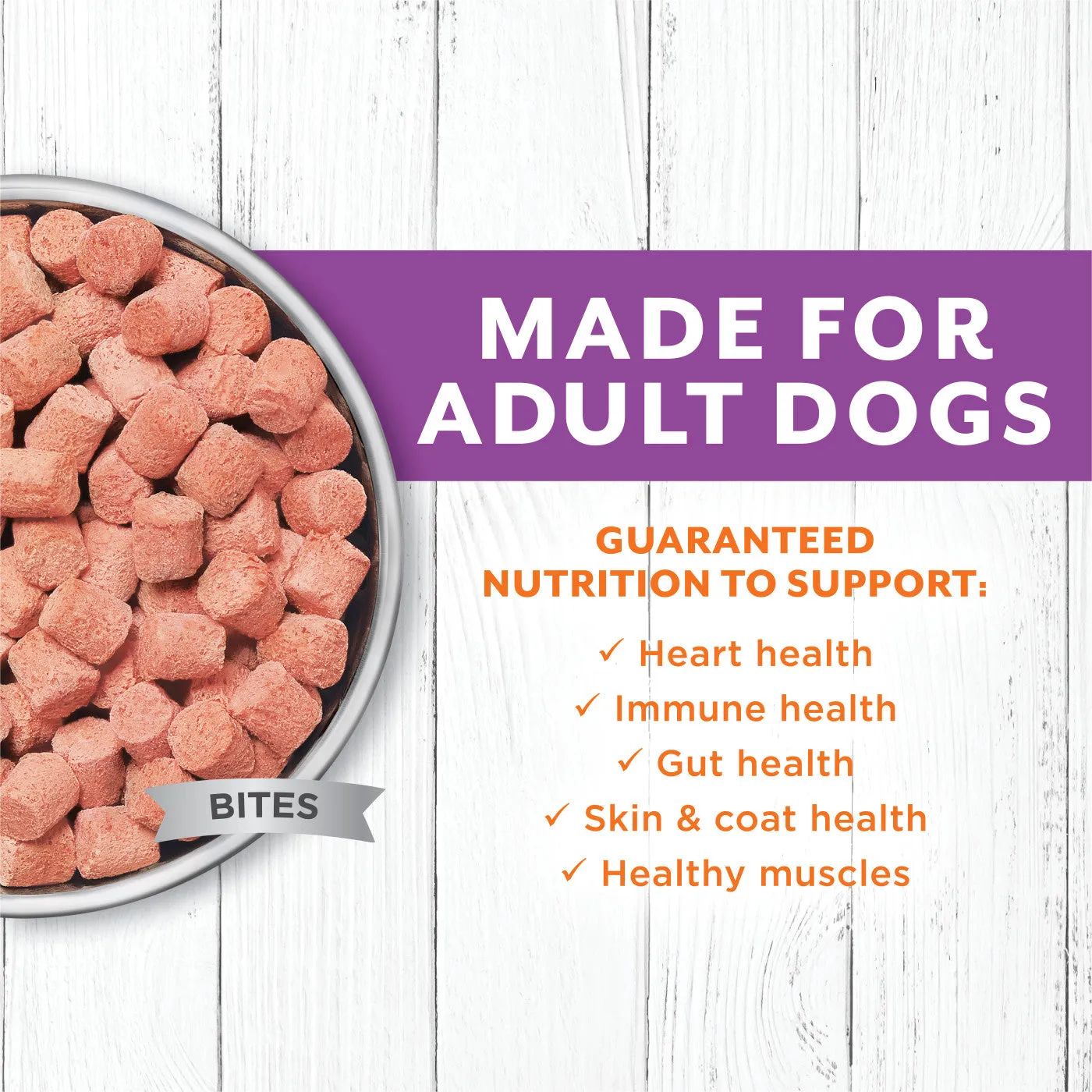 Instinct Raw Longevity Frozen Bites Farm-Raised Rabbit Dog Food