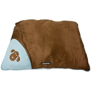 Large Pooch Pad - Chocolate/Blue