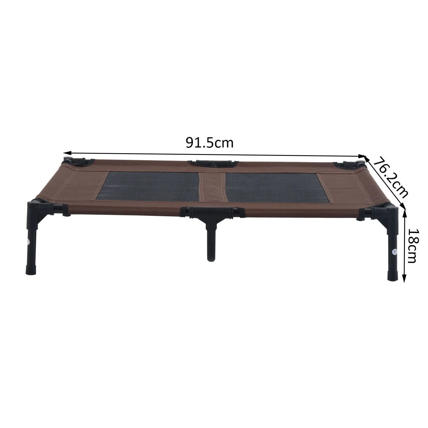 PawHut Pet Bed - Dark Brown