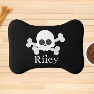 Personalized Skull Pet Rug for Dogs