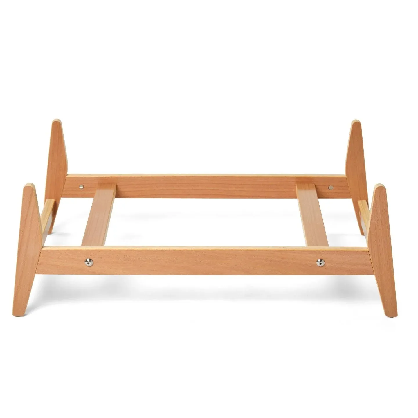 PetNest Full Bed Kit with Raised Stand in Natural Wood
