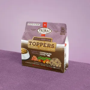 Primal - Cupboard Cuts - Turkey Freeze-Dried Raw Toppers (Dog/Cat)