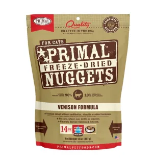 Primal Freeze-Dried Venison Cat Food 14oz
