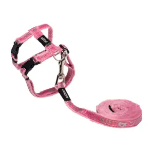 Rogz Sparklecat Harness & Lead Set - Pink Small SALE