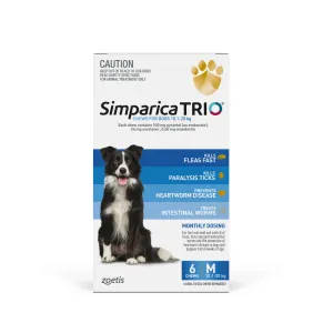 Simparica Trio - Chews for Dogs 10.1-20kg (6pk)