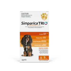 Simparica Trio - Chews for Dogs 5.1-10kg (6pk)