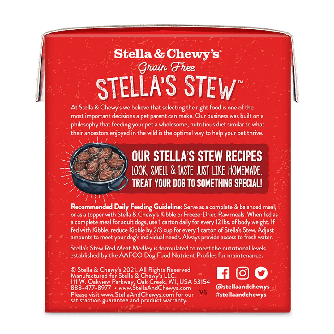 Stella and Chewy's - Stella's Stew Grain Free Red Meat Medley for Dogs