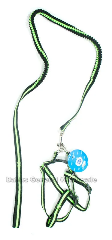 Stretchable Pet Harness with Leash Set Wholesale