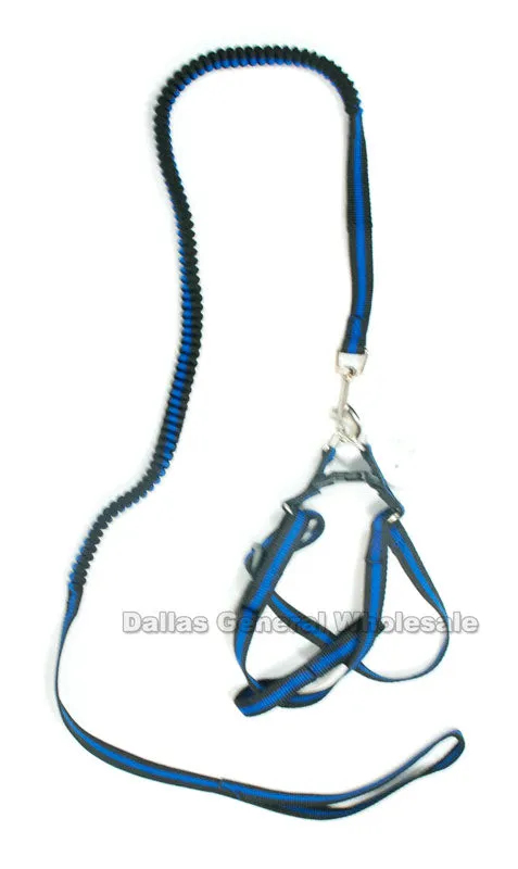 Stretchable Pet Harness with Leash Set Wholesale