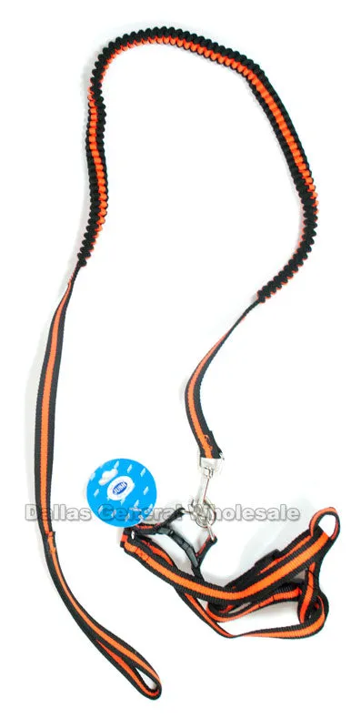 Stretchable Pet Harness with Leash Set Wholesale