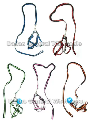 Stretchable Pet Harness with Leash Set Wholesale