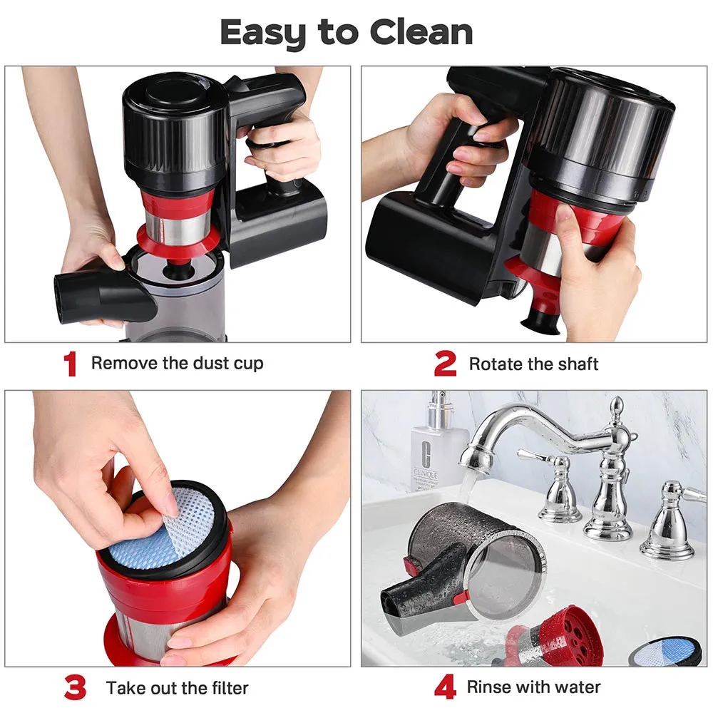 TheLAShop 4in1 Cordless Stick Vacuum for Pet Hardwood Floors Carpet