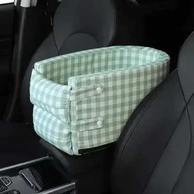 Travel Safely with Your Pet: Portable Pet Dog Car Seat, Nonslip Carriers - Central Control Safety Armrest Box Kennel Dog Bed for Small Dogs & Cats, Ideal for Travel!
