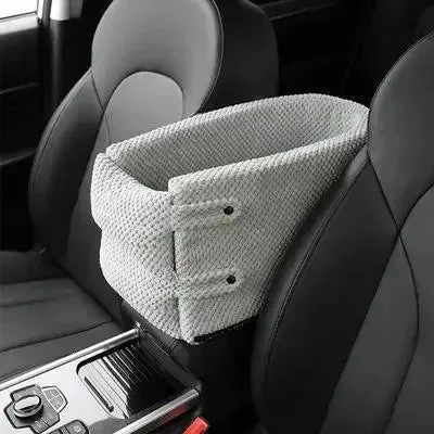 Travel Safely with Your Pet: Portable Pet Dog Car Seat, Nonslip Carriers - Central Control Safety Armrest Box Kennel Dog Bed for Small Dogs & Cats, Ideal for Travel!