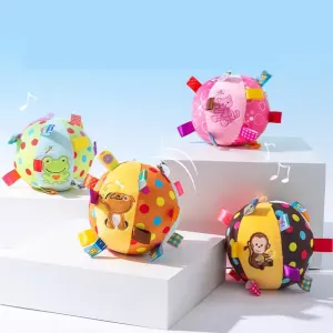 Tug and Woolen Toy for Dogs Elastic Squeaky Ball for Medium and Small Dogs Cute Plush Chew Toy Chew Resistance Tug and Loose Toy for Dogs