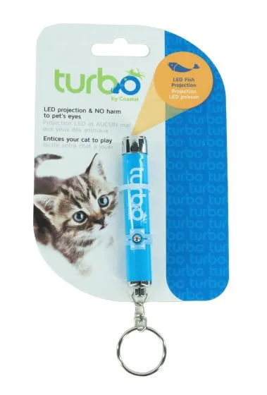 Turbo LED Pointer Wand Cat Toy, Fish Light Cat