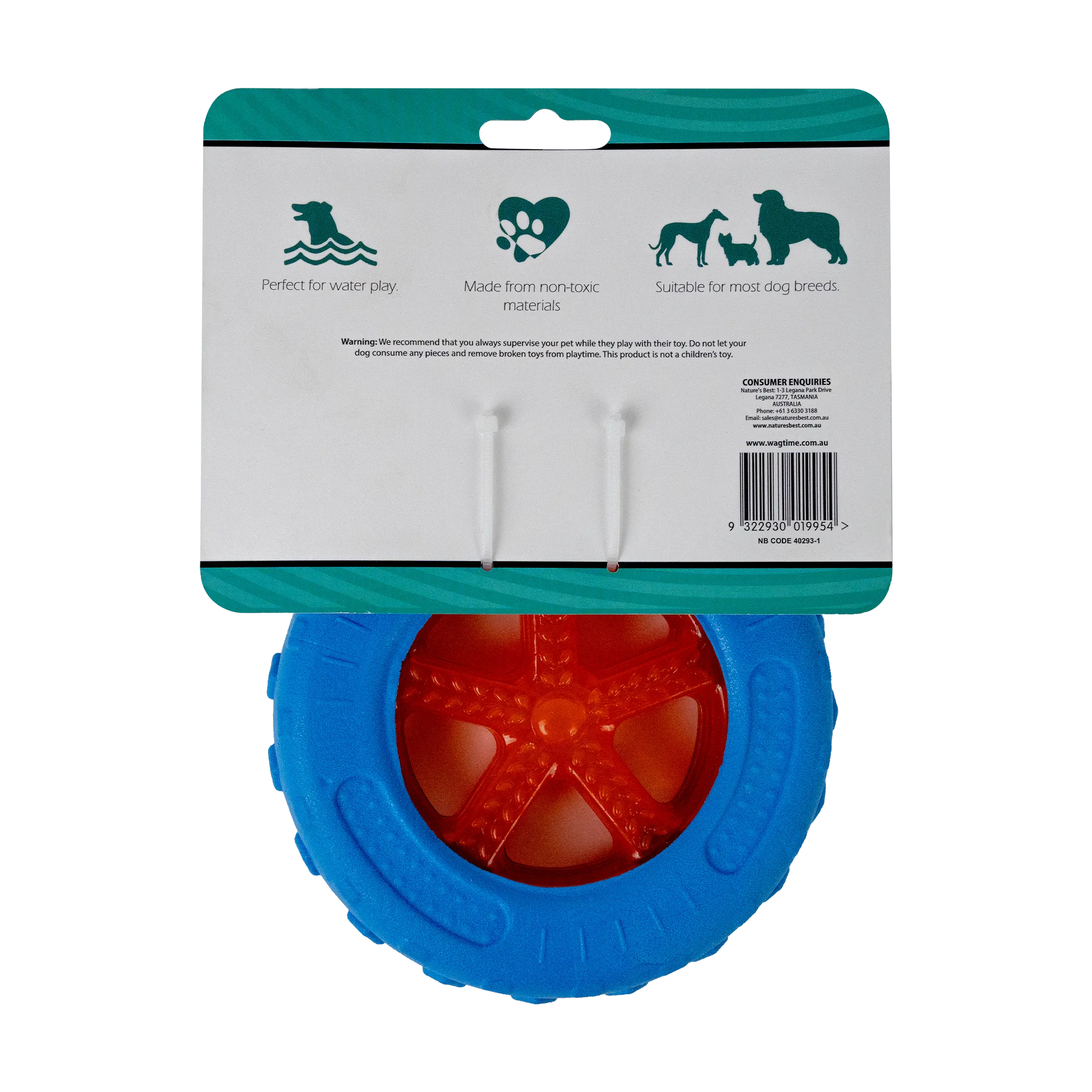 WagTime - Water Tyre Chew Toy
