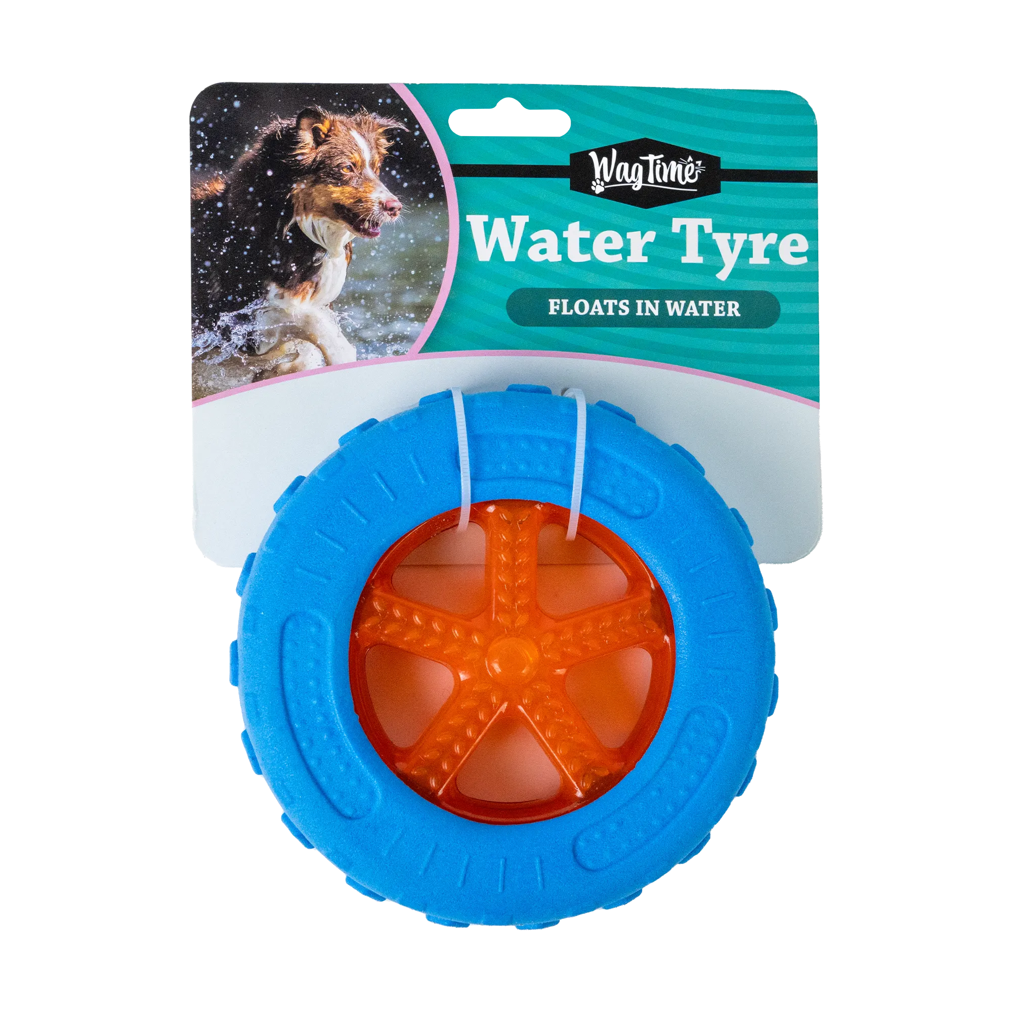 WagTime - Water Tyre Chew Toy