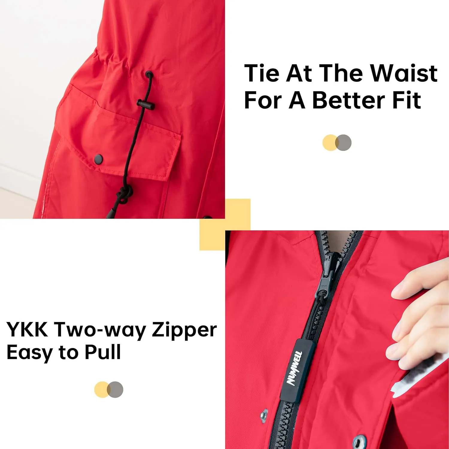 Warm Waterproof Swim Parka Adult, Oversized Hooded Changing Robe, Plush Fleece Winter Surf Poncho for Water Sports